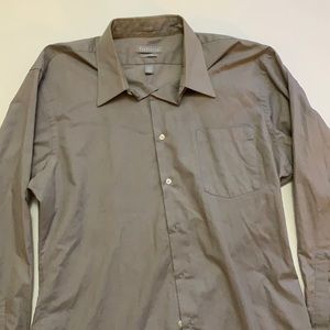 Van Heusen grey dress shirt 34/35
